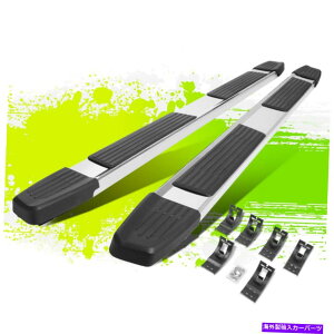 Nerf Bar 6 �_�b�W�����g���b�N�N���b�h�L���u�p�����j���O�{�[�hL+R�����j���O�{�[�h�����j���O�{�[�h09-22 6 Flat Polished Step Bar Running Boards L+R for Dodge Ram Truck Quad Cab 09-22�y���s�A���i�z