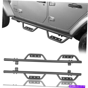 Nerf Bar �W�[�v�����K�[�����O���[�̃T�C�h�X�e�b�v�i�[�t�o�[JL 2018-2022 4DR Non-Slip Running Boards Side Step Nerf Bars For Jeep Wrangler JL 2018-2022 4Dr�y���s�A���i�z