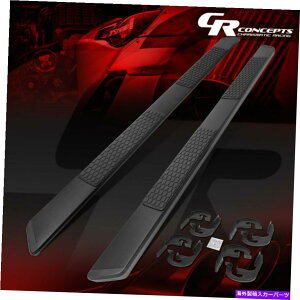 "Nerf Bar �y�A5.5 ""2019-2022�V���o���[�h�V�G���N���[�L���u�p�̃u���b�N�X�e�b�v�o�[�����j���O�{�[�h PAIR 5.5"" BLACK STEP BAR RUNNING BOARDS FOR 2019-2022 SILVERADO SIERRA CREW CAB�y���s�A���i�z"