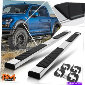 Nerf Bar 19-22シルバラード/シエラクルーキャブ5 "サイドステップナーフバーランニングボードクロム For 19-22 Silverado/Sierra Crew Cab 5" Side Step Nerf Bar Running Boards Chrome