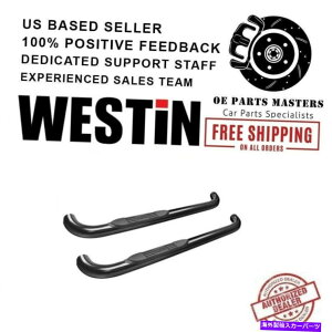 Nerf Bar 99-14 F-250AF350f[eBEV[YEhi[to[pɃR[eBOꂽEFXeB3 "ubNpE_[ Westin 3"Black Powder Coated For 99-14 F-250,F350 Duty E-Series Round Nerf Bars