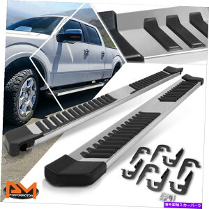 Nerf Bar 04-14tH[hF150X[p[N[Lu6 "tbgTChXebvi[to[jO{[hN[ For 04-14 Ford F150 SuperCrew Cab 6"Flat Side Step Nerf Bar Running Board Chrome
