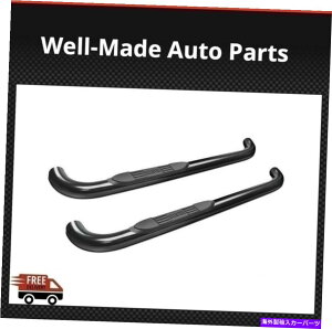 Nerf Bar EFXeB3 "ubNpE_[R[eBOtBbg02-09_bW1500 EV[YEhi[to[ Westin 3"Black Powder Coated Fits 02-09 Dodge Ram 1500 E-Series Round Nerf Bars