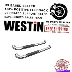 Nerf Bar EFXeB3 "08-13VG1500 EV[YEhi[to[̖ꂽXeX Westin 3"Polished Stainless For 08-13 Sierra 1500 E-Series Round Nerf Bars