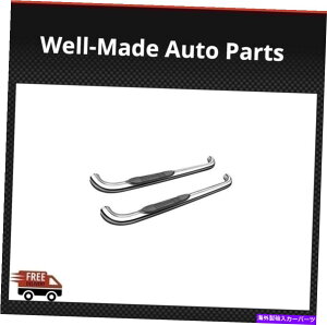 Nerf Bar EFXeBi[to[3 "99-14 F-250̊ۂXeXAF350f[eBEV[Y Westin Nerf Bars 3" Round Polished Stainless For 99-14 F-250,F350 Duty E-Series