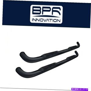 Nerf Bar 15-18tH[hF-150/250/350X[p[3 ''ubNEhi[to[PROMAXX AUTOMOTIVE ProMaxx Automotive For 15-18 Ford F-150/250/350 Super 3'' Black Round Nerf Bars