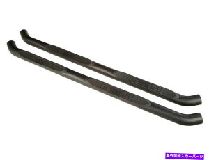 Nerf Bar ȃbW11590.04 3C`EhTChXebvubN97-06W[vO[ Rugged Ridge 11590.04 for 3-In Round Side Steps Black 97-06 Jeep Wrangler