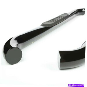 Nerf Bar ȃbW3C`EhTChXebvubN07-18 2hAtBbgW[vO[-11590 Rugged Ridge 3-In Round Side Steps Black 07-18 2-Door fits Jeep Wrangler - 11590