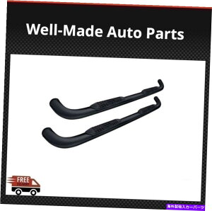 Nerf Bar PROMAXX AUTOMOTIVE FITS 04-08 FORD F-150�X�[�p�[�N���[3 ''���E���h�u���b�N�i�[�t�o�[ ProMaxx Automotive Fits 04-08 Ford F-150 Super Crew 3'' Round Black Nerf Bars�y���s�A���i�z