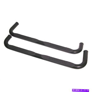 Nerf Bar ȃbW3C`EhTChXebvubN84-01`FL[iXJj Rugged Ridge 3-In Round Side Step Black 84-01 Cherokee(XJ)