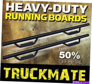 Nerf Bar tBbg2016-2021Y^C^N[LujO{[hTChXebv}bgubNi[to[ Fit 2016-2021 Nissan TITAN Crew Cab Running Board Side Step MATTE Black Nerf Bar