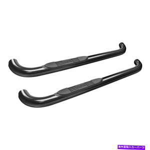 Nerf Bar V{[Rh04-12EFXeB3 "EV[YLu̒ubNEhXebvo[ For Chevy Colorado 04-12 Westin 3" E-Series Cab Length Black Round Step Bars