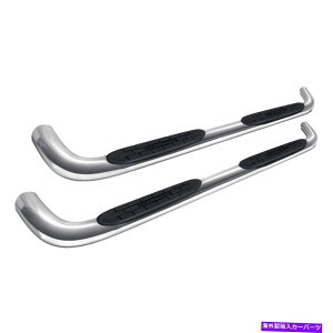 Nerf Bar g^^R}06-15 3 "4000V[YLu̒NEhTChXebv For Toyota Tacoma 06-15 3" 4000 Series Cab Length Chrome Round Side Steps