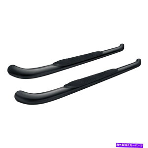 Nerf Bar �t�H�[�hF-250�X�[�p�[�f���[�e�B99-16���r��203014 3 �L���u�̒����u���b�N���E���h�T�C�h�o�[ For Ford F-250 Super Duty 99-16 Aries 203014 3 Cab Length Black Round Side Bars�y���s�A���i�z