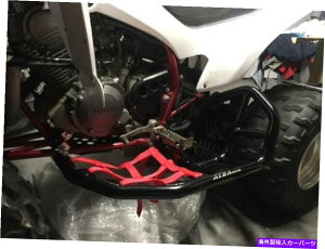 Nerf Bar }nEv^[350lto[Aq[K[hAo[VOVuN209 T8 SB Yamaha Raptor 350 Nerf Bars with heel guards Alba Racing Sil blk 209 T8 SB
