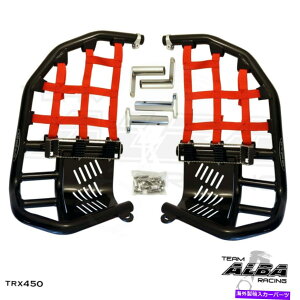 Nerf Bar TRX 450R NERF BARS PEG HEEL GUARDALBA RACING 218 T7 BR TRX 450R Nerf Bars Pro Peg Heel Guard Alba Racing 218 T7 BR
