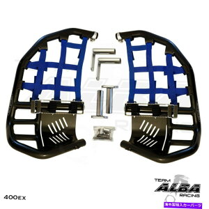 Nerf Bar Honda TRX 400EX 400X NERF BARS PEG ALBA RACING BLACK/ BLUE 211 T7 BL HONDA TRX 400ex 400X Nerf Bars Pro Peg Alba Racing Black/ Blue 211 T7 BL�y���s�A���i�z