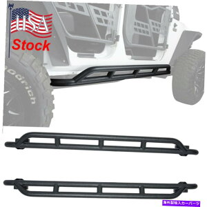 Nerf Bar jO{[hbJ[K[hTChXebvW[vO[JK 2007-2018̂߂nerfo[ Running Boards Rocker Guards Side Step Nerf Bars For Jeep Wrangler JK 2007-2018