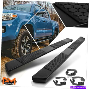 Nerf Bar 05-22�^�R�}�_�u���L���u5.5 �n�j�J���X�e�b�v�p�b�h�i�[�t�o�[�����j���O�{�[�h�u���b�N For 05-22 Tacoma Double Cab 5.5 Honeycomb Step Pad Nerf Bar Running Board Black�y���s�A���i�z