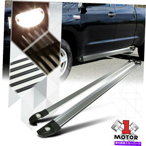 Nerf Bar 5.25 "A~jEjO{[hTChXebvNERFo[W/07-20 Tundra Crew Cab̌ 5.25"Aluminum Running Board Side Step Nerf Bar w/Light for 07-20 Tundra Crew Cab