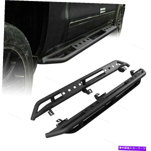 Nerf Bar ubNX`[TChXebv2007-2018̃jO{[h𑖂nerfo[W[vO[JK Black Steel Side Steps Nerf Bars Running Boards For 2007-2018 Jeep Wrangler JK