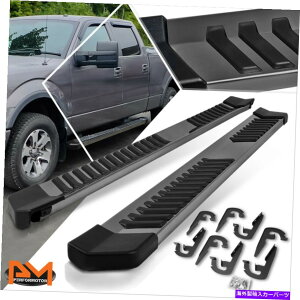 Nerf Bar 04-14tH[hF150X[p[N[Lu6 "tbgTChXebvi[to[jO{[hubN For 04-14 Ford F150 SuperCrew Cab 6" Flat Side Step Nerf Bar Running Board Black