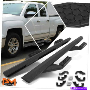 Nerf Bar 07-19Vo[h/VGg^NV[nerfo[jO{[hw/3.35 "Xebvpbh For 07-19 Silverado/Sierra Extended Cab Nerf Bar Running Board w/3.35" Step Pads