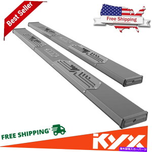 Nerf Bar 6 2019 2020 2021 2022 Dodge Ram 1500 Crew Cab 85 Le�̃T�C�h�X�e�b�v�����j���O�{�[�h 6Side Step Running Board for 2019 2020 2021 2022 Dodge Ram 1500 Crew Cab 85 LE�y���s�A���i�z