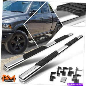 Nerf Bar 19-20 RAM 1500�N�A�b�h/�G�N�X�e�N�L���u5 �ȉ~�`�̃T�C�h�X�e�b�v�i�[�t�o�[�����j���O�{�[�h�N���[�� For 19-20 RAM 1500 Quad/Ext Cab 5 Oval Side Step Nerf Bar Running Board Chrome�y���s�A���i�z