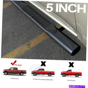 Nerf Bar 5 "ȉ~`̃}bgblkTChXebvi[to[jO{[h99-16tH[hF250 F350N[Lu 5" Oval Matte Blk Side Step Nerf Bar Running Board 99-16 Ford F250 F350 Crew Cab