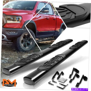 Nerf Bar 19-20����1500�N�A�b�h/�G�N�X�e�u6 �ȉ~�`�̃T�C�h�X�e�b�v�i�[�t�o�[�����j���O�{�[�h�u���b�N For 19-20 RAM 1500 Quad/Ext Cab 6 Oval Side Step Nerf Bar Running Board Black�y���s�A���i�z