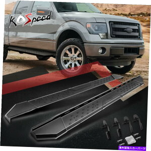 Nerf Bar 5.5 "09-14tH[hF150sbNAbvX[p[N[Lup̓|jO{[hXebvo[ 5.5" Mild Steel Running Board Step Bar for 09-14 Ford F150 Pickup Super Crew Cab