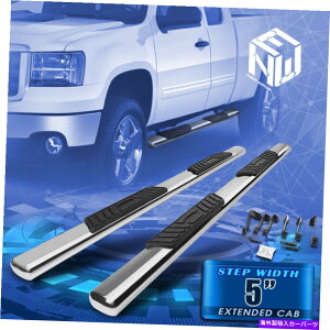 Nerf Bar 99-14�̃V���o���[�h�V�G���g���^�N�V�[5 S/S�I�[�o���i�[�t�X�e�b�v�o�[�����j���O�{�[�h For 99-14 Silverado Sierra Extended Cab 5 S/S Oval Nerf Step Bar Running Boards�y���s�A���i�z