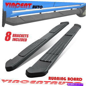 Nerf Bar 6.5�C���`�T�C�h�X�e�b�v�t�B�b�g2022�g���^�c���h���N���[�}�b�N�X�����j���O�{�[�hnerf bar blk t 6.5 inch Side Step Fit 2022 Toyota Tundra Crew Max Running Board Nerf Bar BLK T�y���s�A���i�z