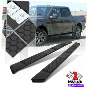 Nerf Bar 15-22 F250/F350N[Lup̃ubNXeXjO{[h5 "TChXebvi[to[ Black Stainless Running Board 5" Side Step Nerf Bar for 15-22 F250/F350 Crew Cab