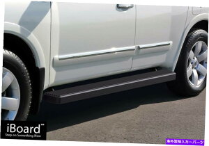 Nerf Bar �v���~�A��5 �u���b�Niboard�T�C�h�X�e�b�v�t�B�b�g04-16���Y�͑� Premium 5 Black iBoard Side Steps Fit 04-16 Nissan Armada�y���s�A���i�z