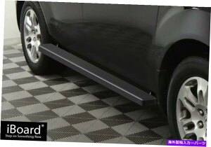 Nerf Bar iboard�̃T�C�h�X�e�b�vnerf bars 4 �u���b�N�t�B�b�g07-10 ACURA MDX iBoard Side Steps Nerf Bars 4 Black Fit 07-10 Acura MDX�y���s�A���i�z