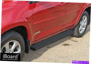 Nerf Bar v~A5 "ubNiboard̃TChXebvtBbg06-12g^RAV4 Premium 5" Black iBoard Side Steps Fit 06-12 Toyota Rav4