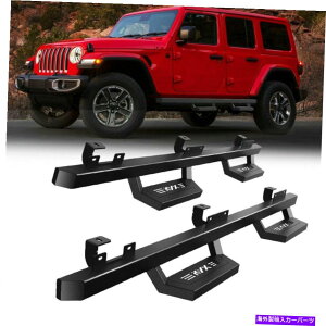 Nerf Bar 2018-2020̃TChXebvW[vO[JL 4hAjO{[hnerfo[t[v Side Steps For 2018-2020 Jeep Wrangler JL 4 Door Running Boards Nerf Bars HOOP