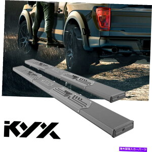 Nerf Bar 6 2019-2022 Dodge Ram 1500�N���[Cab Kyx�̂��߂̃{�[�hNERF�o�[�����s����T�C�h�X�e�b�v 6 Side Step Running Board Nerf Bar For 2019-2022 Dodge Ram 1500 Crew Cab KYX�y���s�A���i�z