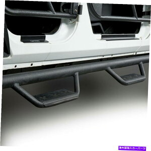 Nerf Bar W[vO[JK 07-18 4DR̂߂ɃjO{[h𑖂鍕5̃TChXebvnerfo[ Black Five Star Side Step Nerf Bars Running Board for Jeep Wrangler JK 07-18 4DR