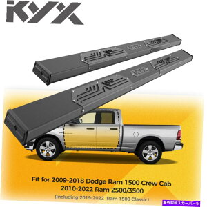 Nerf Bar 6 2009-2018 Dodge Ram 1500�N���[�L���u�A�C�A���g���b�h�̃����j���O�{�[�hNERF�o�[�T�C�h 6 Running Board Nerf Bar Side For 2009-2018 Dodge Ram 1500 Crew Cab Iron Treads�y���s�A���i�z