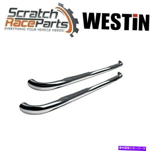 Nerf Bar EFXeBi[to[3 "ۂꂽXeXtBbg99-13Vo[h1500 EV[Y Westin Nerf Bars 3" Round Polished Stainless Fits 99-13 Silverado 1500 E-Series