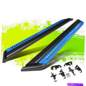 Nerf Bar 18-22�̃W�[�v�����O���[JL�T�C�h�i�[�t�o�[�����j���O�{�[�hW/�u���[�h���b�v�X�e�b�v�v���[�g19 FOR 18-22 JEEP WRANGLER JL SIDE NERF BAR RUNNING BOARD W/BLUE DROP STEP PLATE 19�y���s�A���i�z