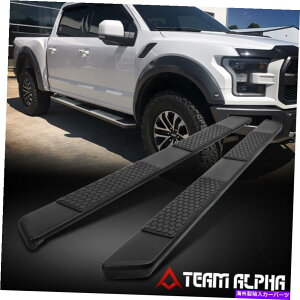 Nerf Bar �t�B�b�g2015-2022 F150/F250 SD [CREW CAB] BLACK SS 5 �t���b�g�{�[�hNERF�o�[�T�C�h�X�e�b�v Fits 2015-2022 F150/F250 SD [CREW CAB] Black SS 5 Flat Board Nerf Bar Side Step�y���s�A���i�z