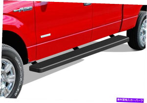 Nerf Bar IBOARD�T�C�h�X�e�b�vNERF�o�[6 �u���b�N�t�B�b�g09-14�t�H�[�hF150�X�[�p�[�N���[�L���u iBoard Side Steps Nerf Bars 6 Black Fit 09-14 Ford F150 SuperCrew Cab