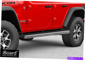Nerf Bar iboard�������ꂽ�X�e�����X�|��nerf�o�[��18-22�W�[�v�����O���[JL 4dr�t�B�b�g iBoard Polished Stainless Steel Nerf Bars Fit 18-22 Jeep Wrangler JL 4Dr�y���s�A���i�z