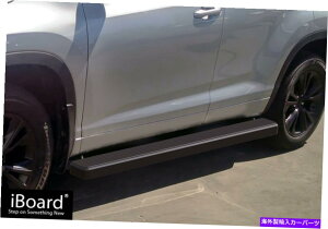 Nerf Bar v~A4 "ubNiboardTChXebvtBbg08-19g^nC_[ Premium 4" Black iBoard Side Steps Fit 08-19 Toyota Highlander