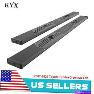 Nerf Bar KyxjO{[h6 "2007-2021g^chN[}bNXLulto[TChXebv KYX Running Boards 6"for 2007-2021 Toyota Tundra Crewmax Cab Nerf Bars Side Step