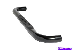 Nerf Bar Dee Zee DZ372251 Ultrablack Powder Coated Steel Side Step 3inBRound Dee Zee DZ372251 UltraBlack Powder Coated Steel Side Steps 3 in. Round